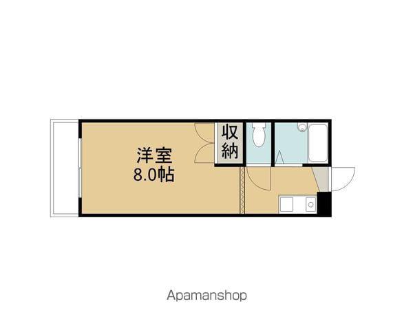 和光ビル本館(ワンルーム/6階)の間取り写真