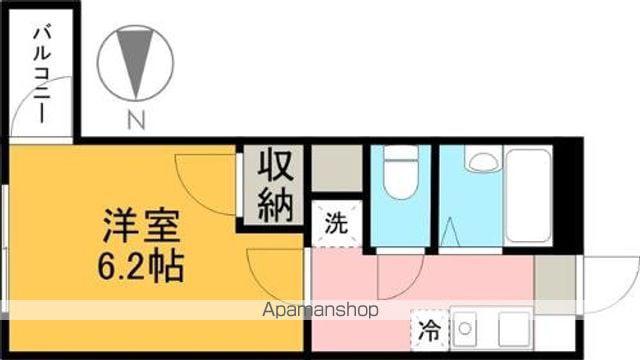 DMSビル(1K/3階)の間取り写真