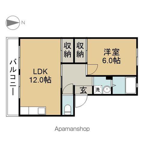 コーディア J(1LDK/4階)の間取り写真