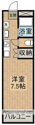 ダウンタウン益吉(1K/3階)の間取り写真