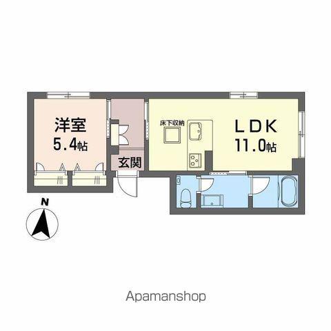 シャーメゾンHARU(1LDK/1階)の間取り写真