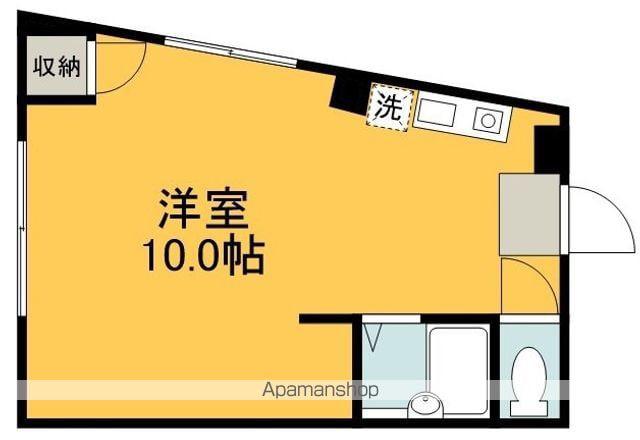 スカイコーポ2(ワンルーム/1階)の間取り写真