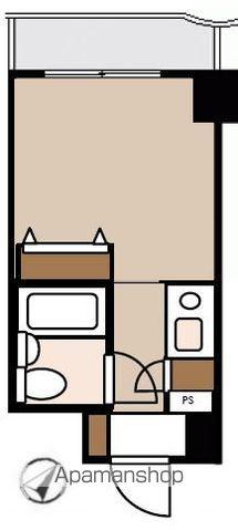 ライオンズマンション横浜大通公園第3(ワンルーム/2階)の間取り写真