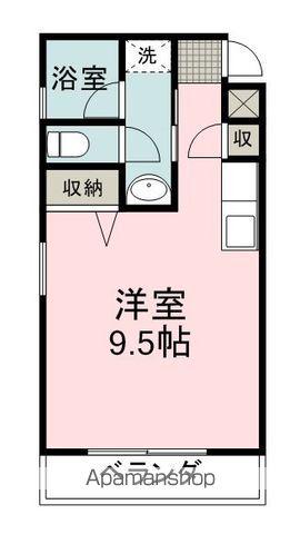 イーダッシュ八幡(ワンルーム/1階)の間取り写真