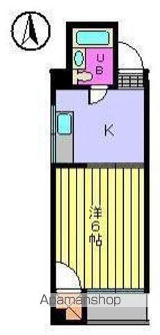 第4杉フラット(1K/5階)の間取り写真