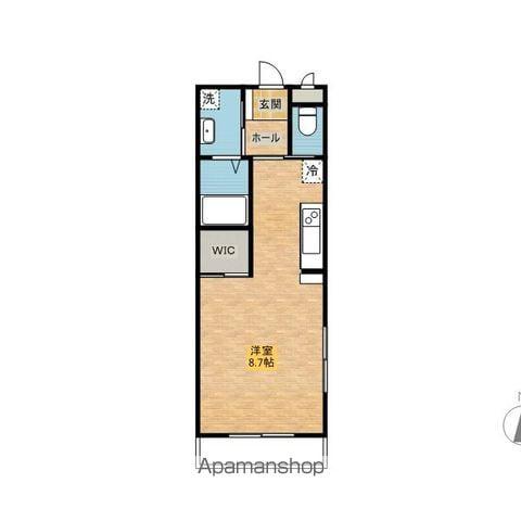 ラ・フォンテスクェアⅠ(ワンルーム/3階)の間取り写真