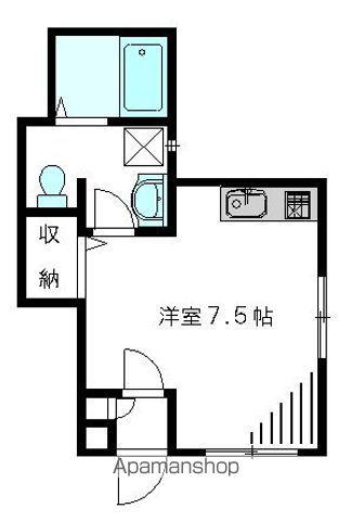 BOISDOLCE(ワンルーム/1階)の間取り写真