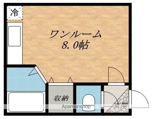 パレスふじい宅建(ワンルーム/2階)の間取り写真