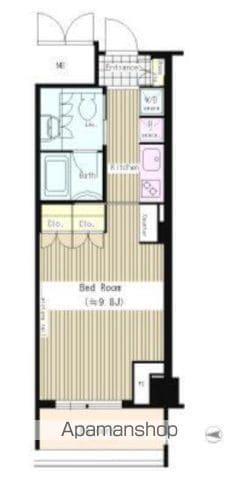 トレステージ四谷(1K/8階)の間取り写真