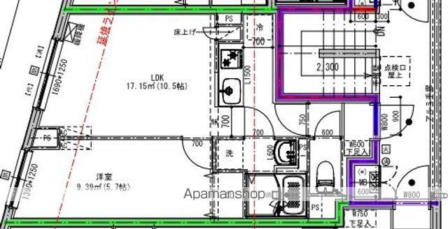 G.T.A. 中野坂上(1LDK/3階)の間取り写真