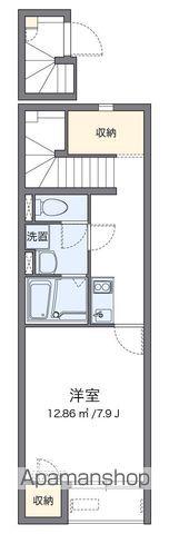 レオネクストシャンデフレーズ(1K/2階)の間取り写真