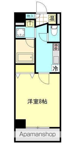 ノーブルヒルズ(1K/2階)の間取り写真