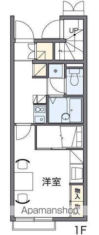 レオパレス花(1K/1階)の間取り写真