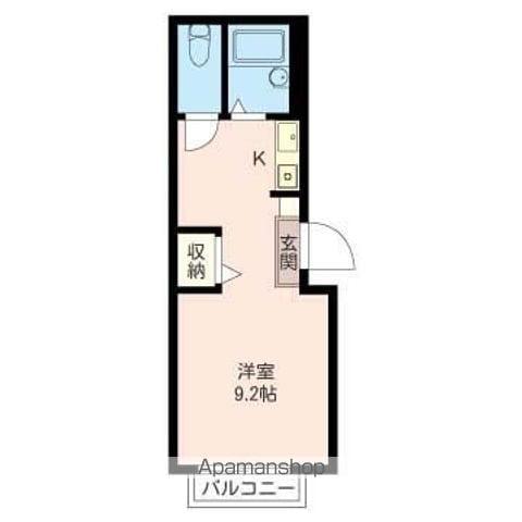メゾンリッシュ(ワンルーム/2階)の間取り写真