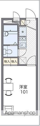 レオパレス福丸Ⅰ(1K/3階)の間取り写真