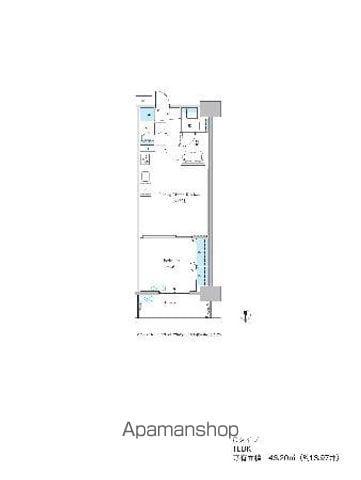 グランセジュール大国町(1LDK/3階)の間取り写真