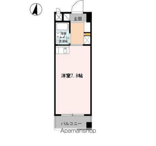 KOMODOKASA MIWA(ワンルーム/7階)の間取り写真