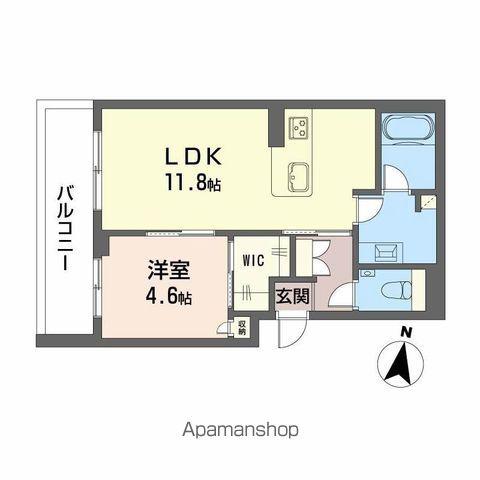グランメゾン(1LDK/2階)の間取り写真
