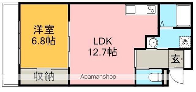 クレアールⅡ(1LDK/1階)の間取り写真