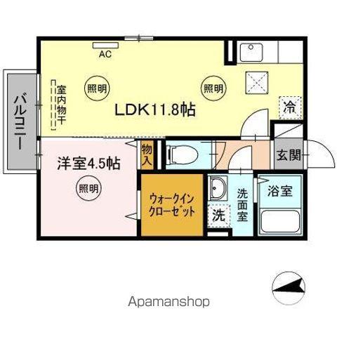LIEBE・K(1LDK/1階)の間取り写真