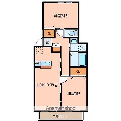 セレクトA(2LDK/2階)の間取り写真