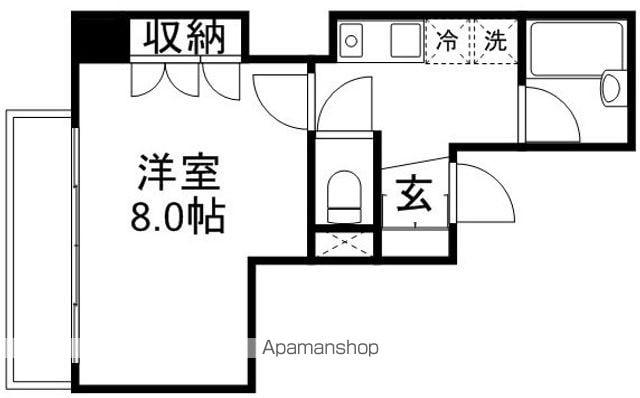 コンフォート吉祥寺(1K/3階)の間取り写真