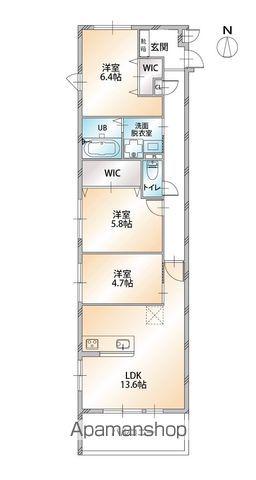 NIINA(3LDK/2階)の間取り写真