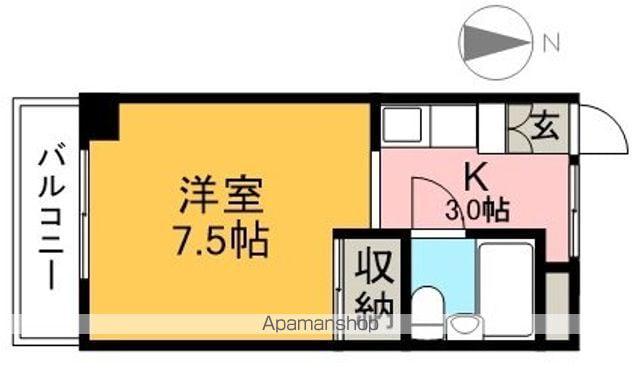 アーバンBOX(1K/4階)の間取り写真