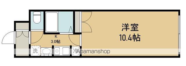 やんぐぐれーす松陰(1K/1階)の間取り写真