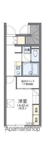 レオパレスサクシード(1K/1階)の間取り写真