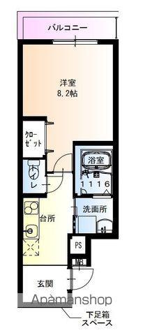 フジパレス住吉山之内Ⅲ番館(1K/2階)の間取り写真