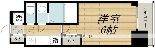 エスリードレジデンス新大阪プライム(1K/10階)の間取り写真