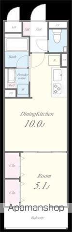 SKY NOVA(1LDK/2階)の間取り写真