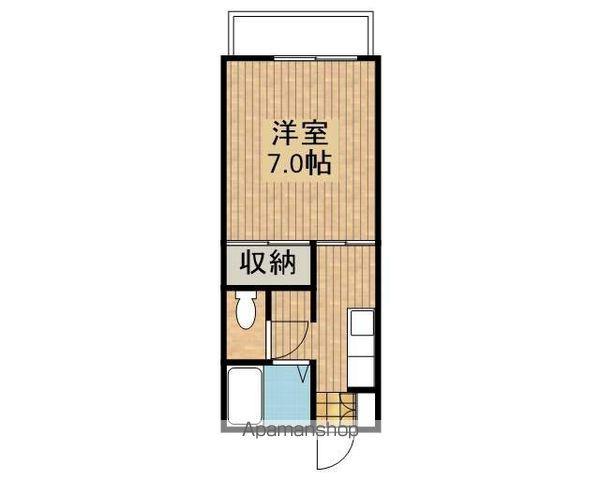 メゾンセフィラ(1K/2階)の間取り写真