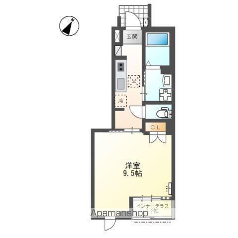 室町アパート工事(1K/1階)の間取り写真