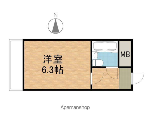 朝日プラザ国分町(ワンルーム/6階)の間取り写真