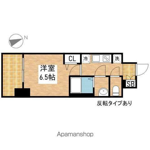 プレサンスTHE新栄(1K/13階)の間取り写真