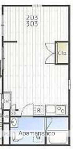 リノ西落合(ワンルーム/3階)の間取り写真