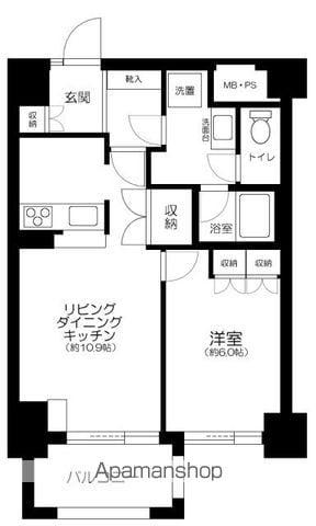 グランドメゾン保土ヶ谷(1LDK/1階)の間取り写真