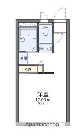 レオパレスMIZUTA(1K/2階)の間取り写真