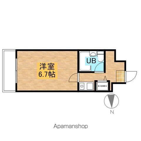 S-FORT錦糸町(1K/2階)の間取り写真
