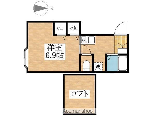 ションテ ファオン大野木(1K/2階)の間取り写真