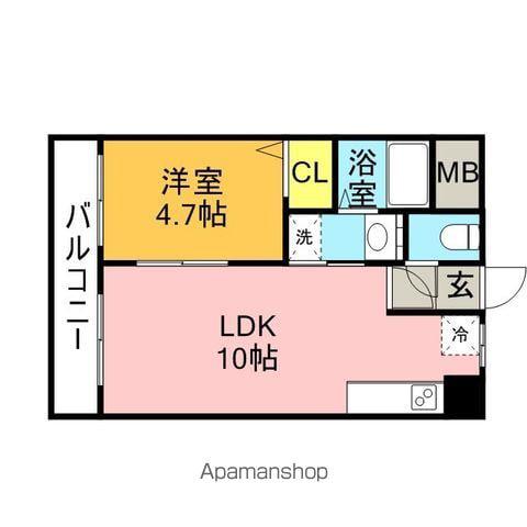 アーバンヒルズⅠ(1LDK/1階)の間取り写真