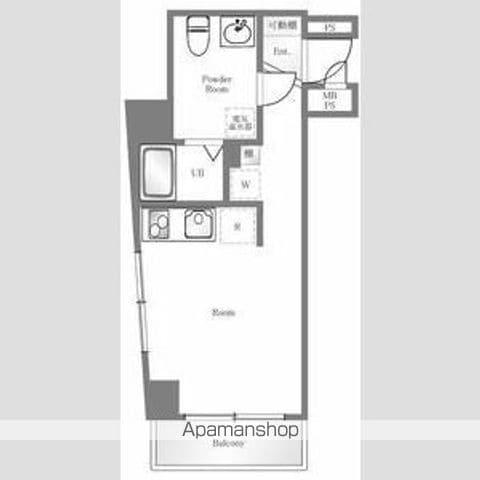 エレガンス東高円寺(ワンルーム/4階)の間取り写真