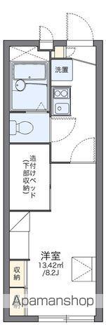 レオパレスGREENWINDⅡ(1K/2階)の間取り写真