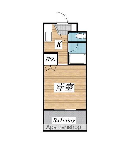 プレアール戸畑駅東(1K/5階)の間取り写真