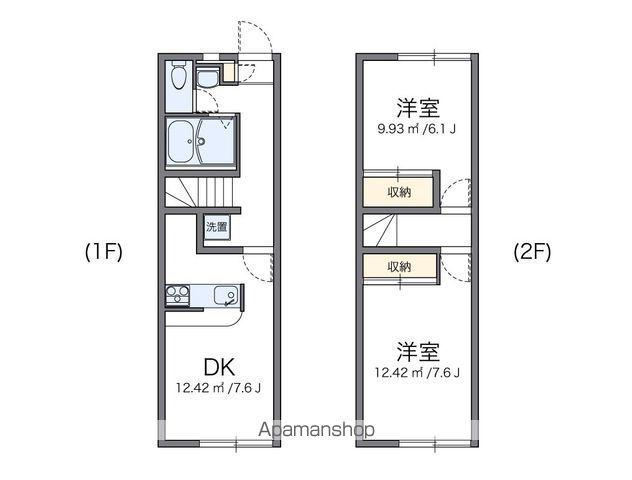 レオパレス大磯Ⅲ(2DK/1階)の間取り写真