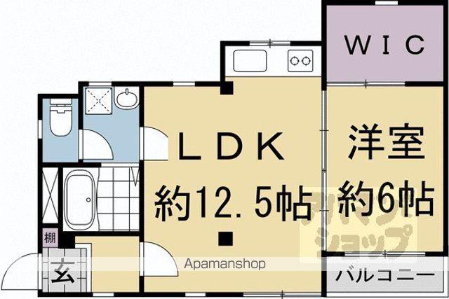 ハイツじょうもんII(1LDK/3階)の間取り写真