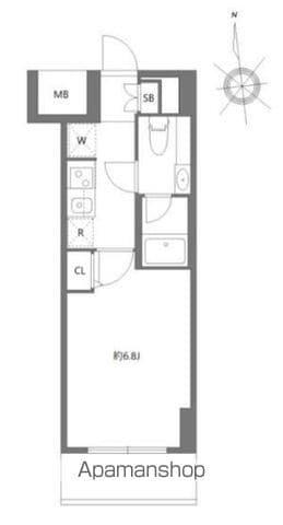 エヌステージジェイアール新白岡駅前(1K/3階)の間取り写真