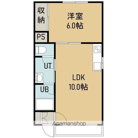 チェリーパーク五稜郭(1LDK/2階)の間取り写真